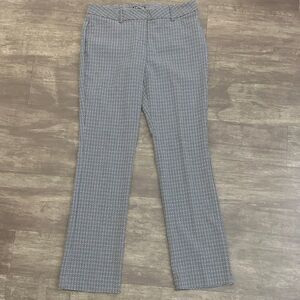Express Black and White Checkered Editor Pants